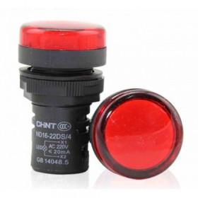 Led indikator ND16-22CS/4 AC 220V crvena