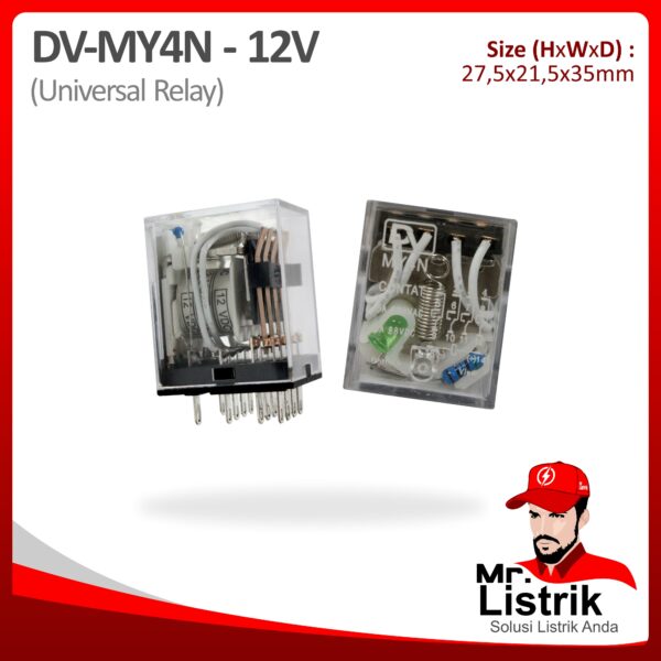 Rele MY-4 14 pin 12 VAC