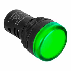 Led indikator ND16-22/2 AC/DC 220V zelena